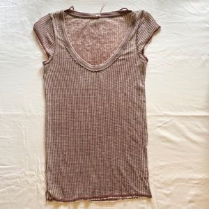 Free People Short Sleeve Top